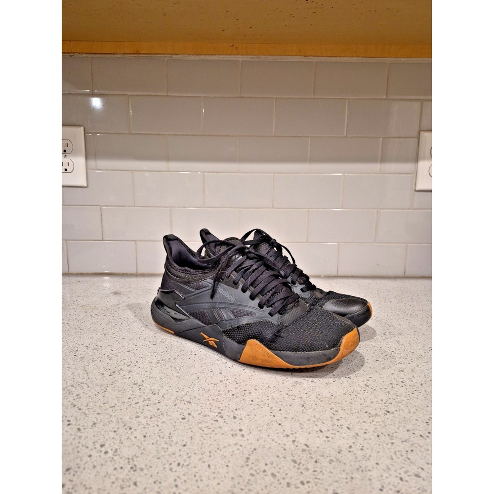 Reebok Nano Court Color Black Grey 6 Heritage Gold 100205029 Sneaker Men Us 8.5